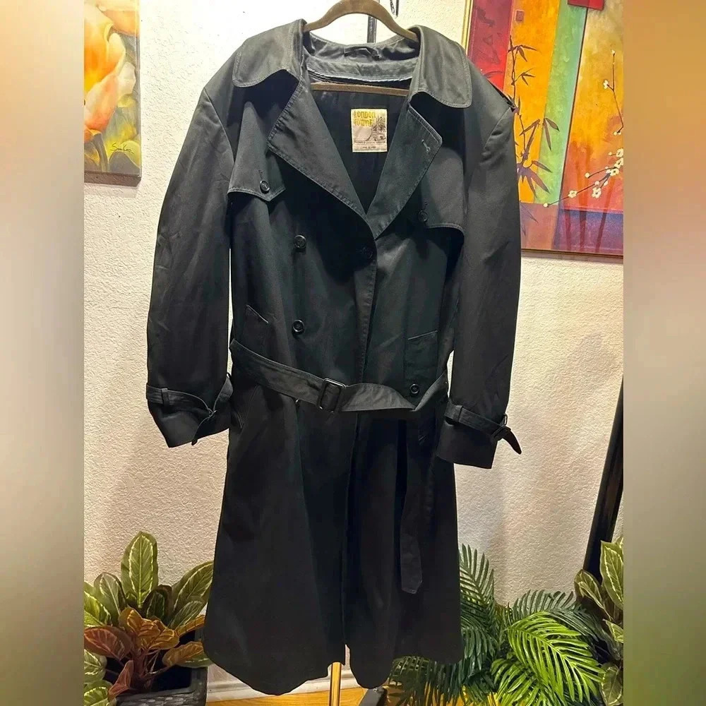 London towne long trench coat women’s size 46(long)